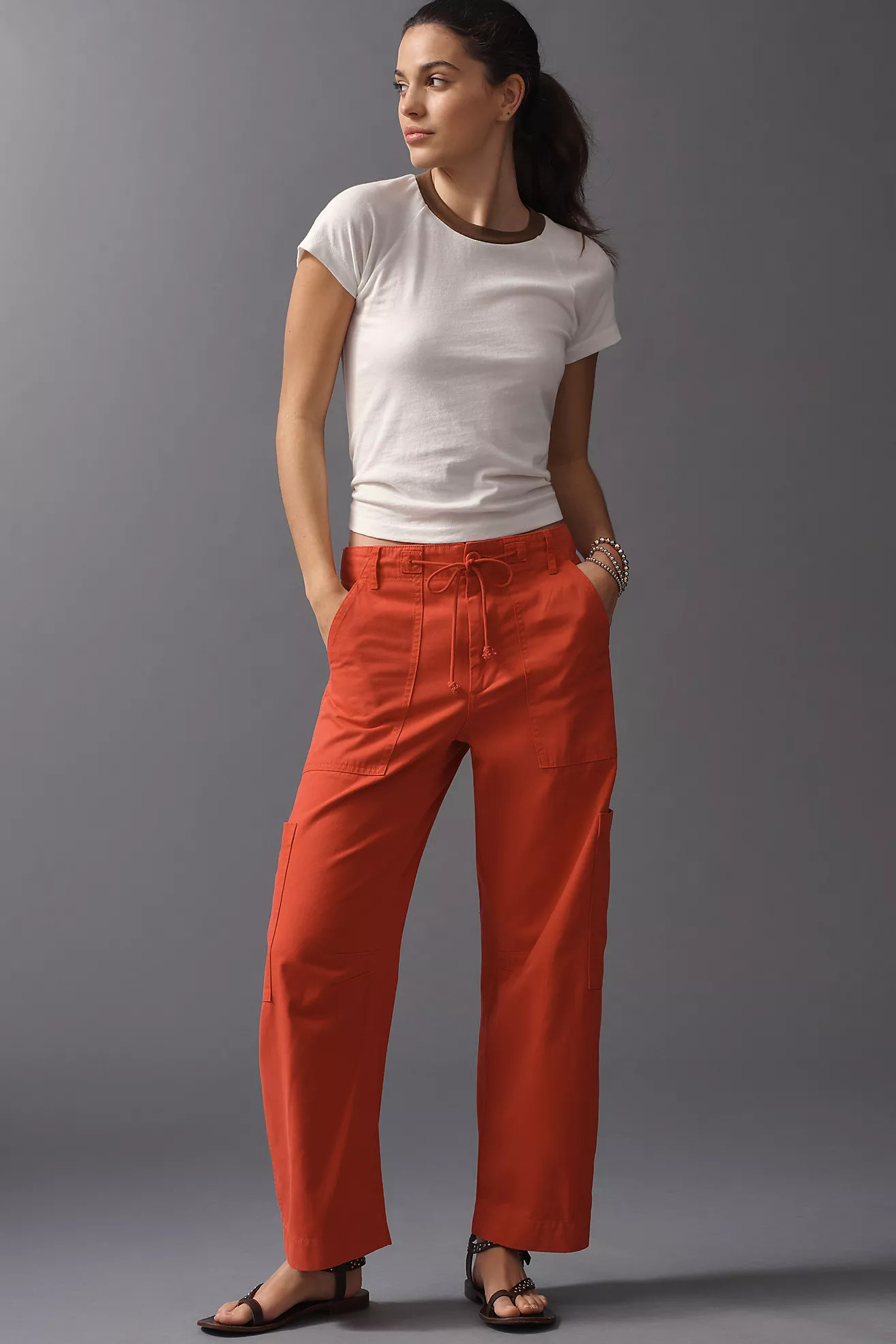 Pistola Sabrina Curve Utility Chino Pants | Anthropologie (US)
