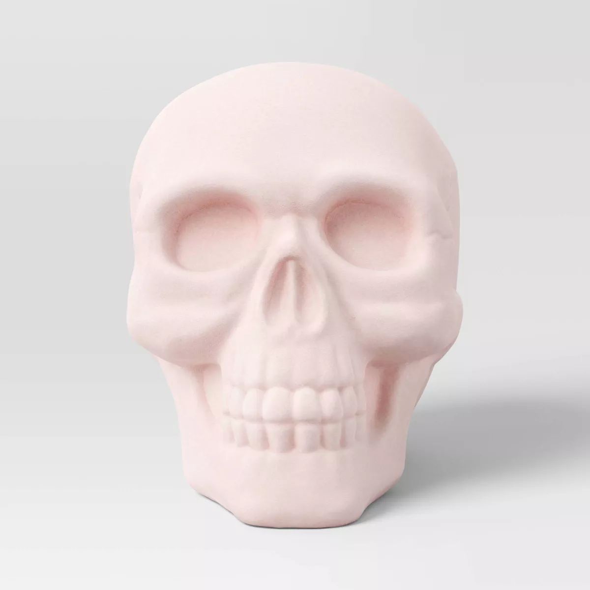 6" Plastic Flocked Skull Halloween Decorative Sculpture - Hyde & EEK! Boutique™ | Target