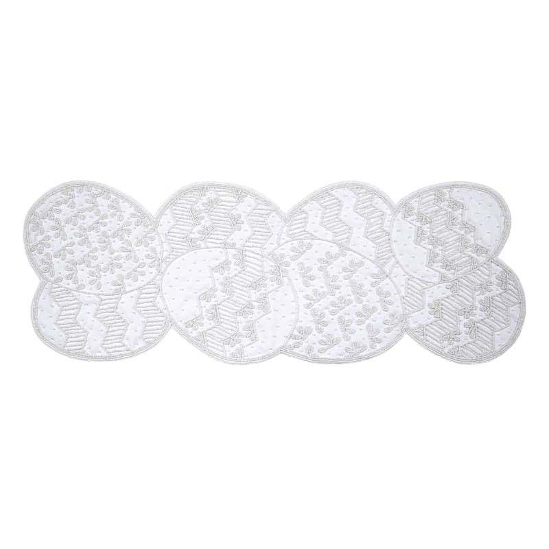 Beaded Easter Egg Table Runner, 13x15 | At Home