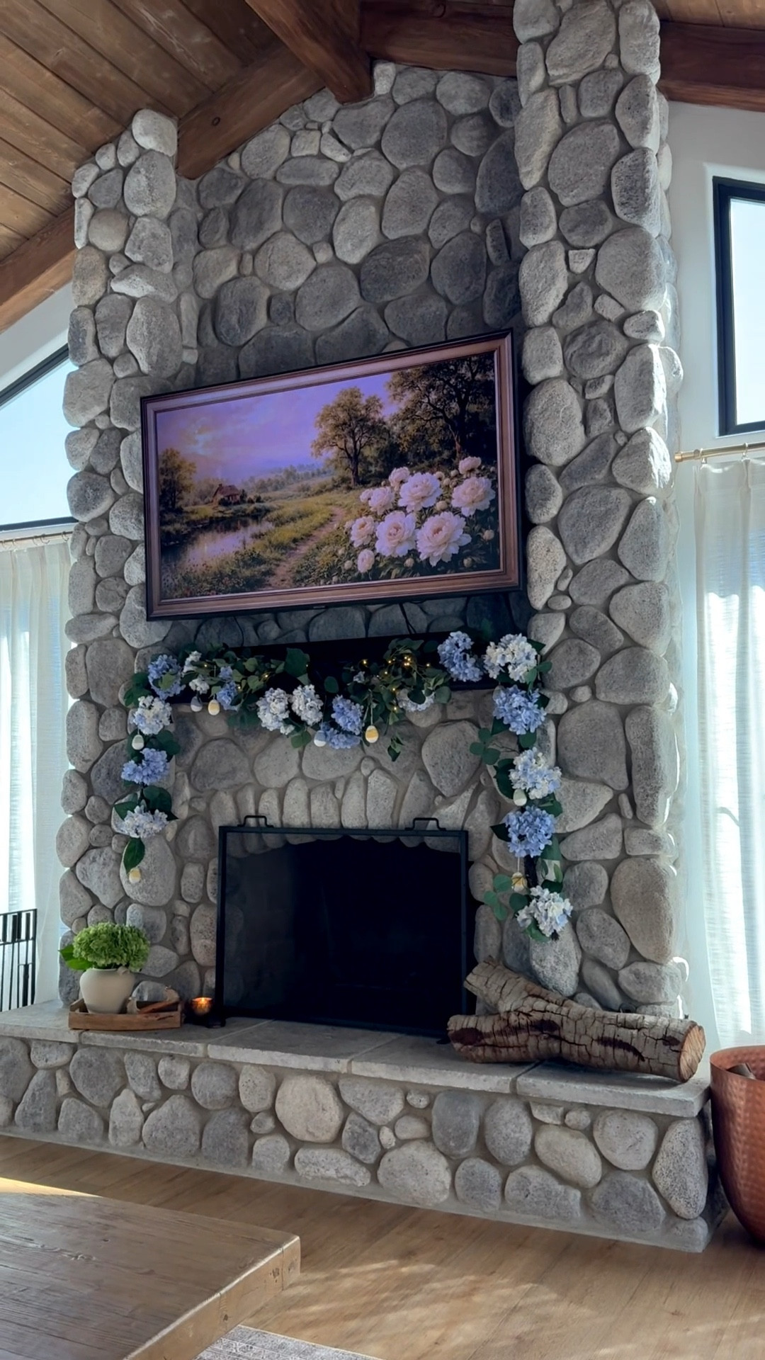 A little spring refresh on our fireplace with all @plowandhearth 😍🌷

#LTKHome #LTKSeasonal #LTKmomlife