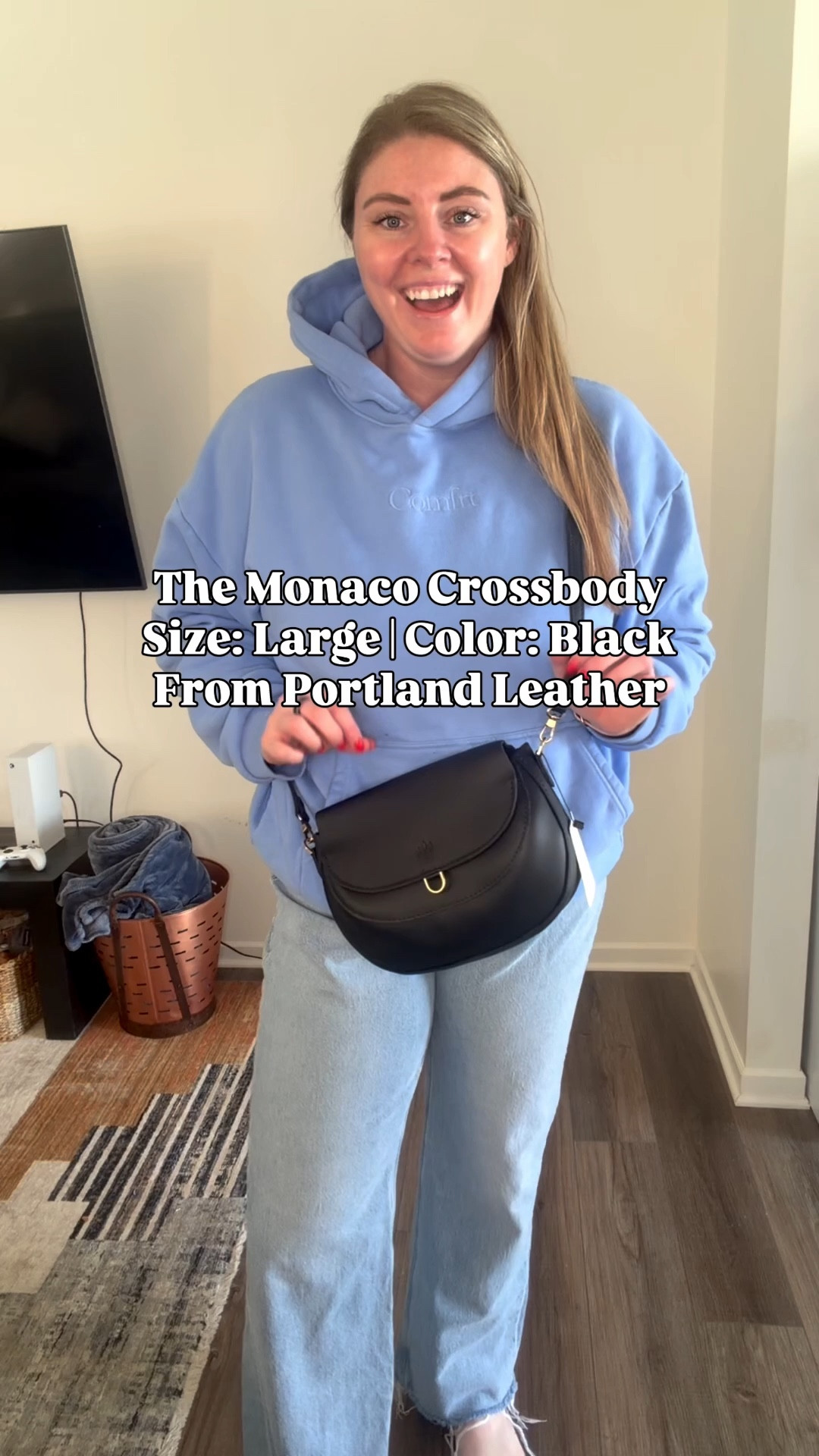 I’m a Portland Leather affiliate!

This is the large Monaco Crossbody in black and the small Monaco Crossbody in wasabi (both colors are sold out). 

#LTKMidsize #LTKPlusSize