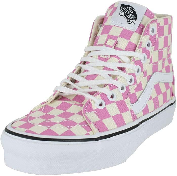 Vans Mens U SK8 HI Tapered Fuchsia Pink Checker Size 5 | Amazon (US)