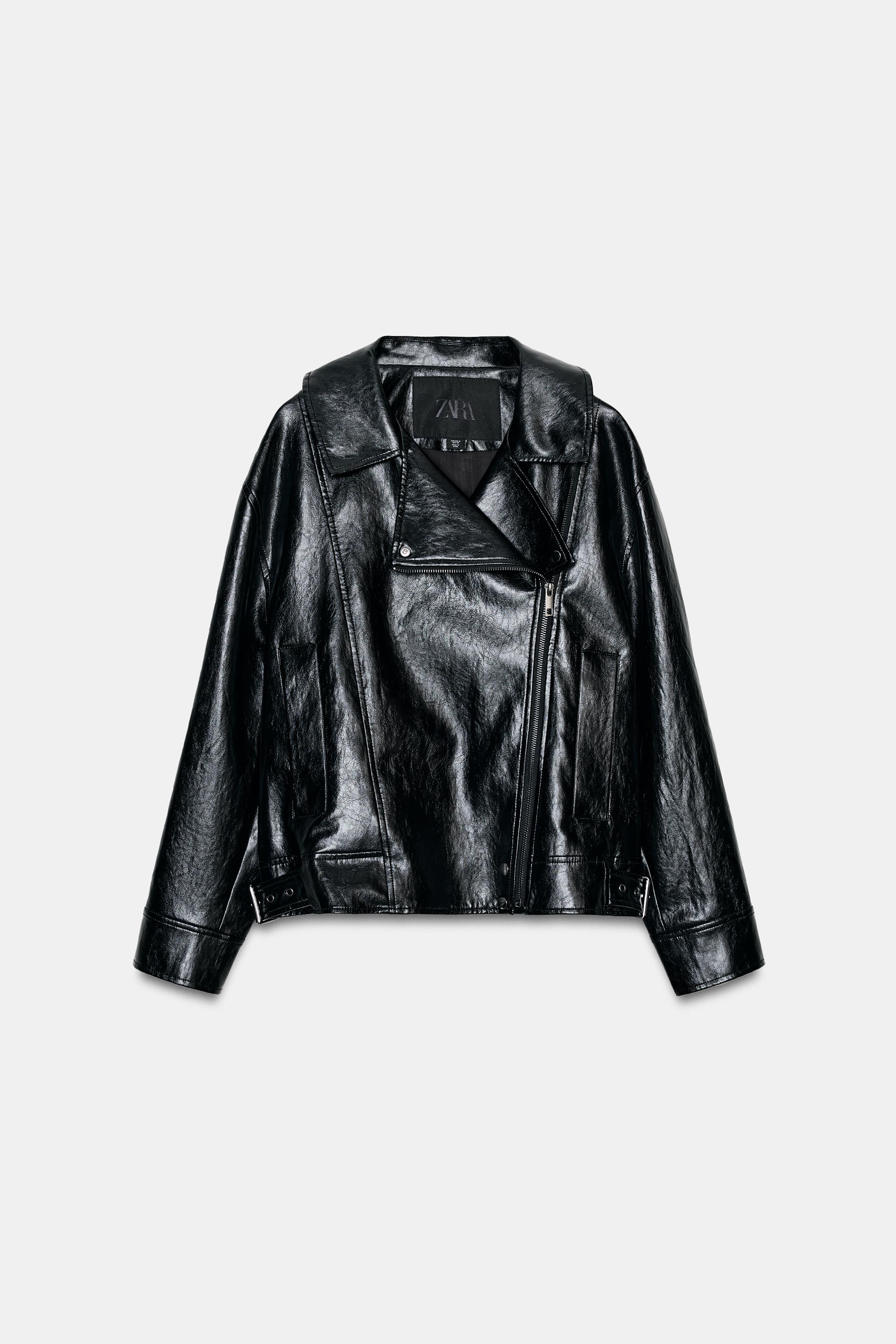 ZW COLLECTION FAUX LEATHER JACKET | Zara US