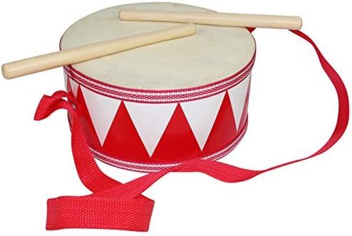 8-inch Kids Drum with Strap and Wooden Drumsticks | Amazon (CA)