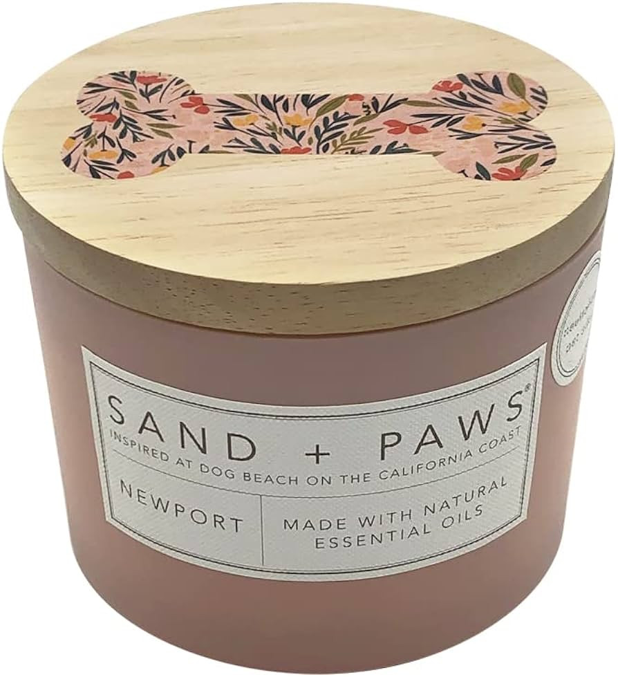 Sand + Paws Scented Candle - Newport - Additional Scents and Sizes –Luxurious Air Freshening Ja... | Amazon (US)