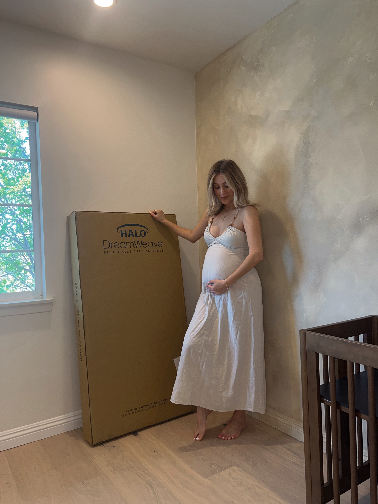 CANNOT believe baby girl is almost here 💓 I’m so happy I found the @halosleep DreamWeave Crib Mattress for her! ⁣
⁣
Benefits: ⁣
- Dual Sided: Has a washable waterproof side that zips off and the core can just be cleaned in the shower so 100% washable⁣
- Made out of air mostly so 100% breathable - doesn’t hold in moisture to reduce sweating⁣
- GreenGuard Gold certified - non-toxic & hypoallergenic for babies skin ⁣
- Affordable⁣
⁣
#HALOSLEEP #liketkit #ltkbaby #ltkbump #nursery #babymattress #babyregistry #ad 

#LTKbaby #LTKkids #LTKbump