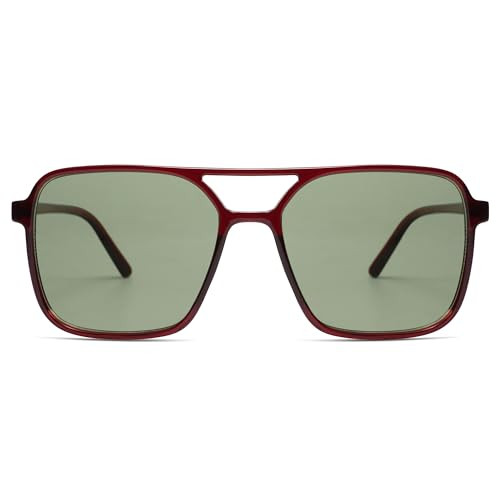 Amazon.com: SOJOS Trendy Vintage Aviator Square Sunglasses For Womens Mens Retro 70s UV400 Women ... | Amazon (US)