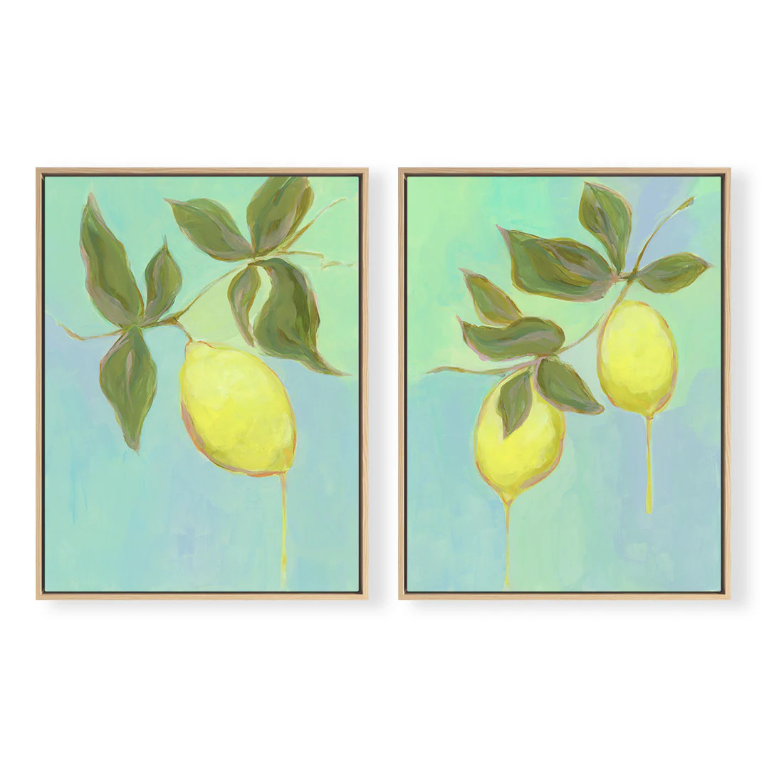 Limone Pair by Haley Knighten Art Prints | Urban Garden Prints