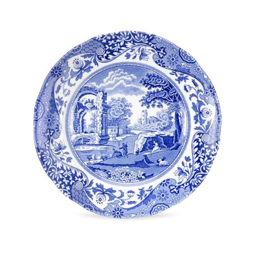 Royal Worcester Spode Blue Italian Bread and Butter Plate | Dessert and Appetizer Plate | Round Blue and White Plate | 6.5 Inch | Dishwasher and Microwave Safe | Made in England | Amazon (US)