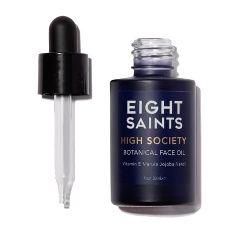 Eight Saints High Society Botanical Face Oil, Natural and Organic Anti Aging Facial Oil with Jojoba, Vitamin E, Marula, and Neroli, 1 Ounce | Amazon (US)