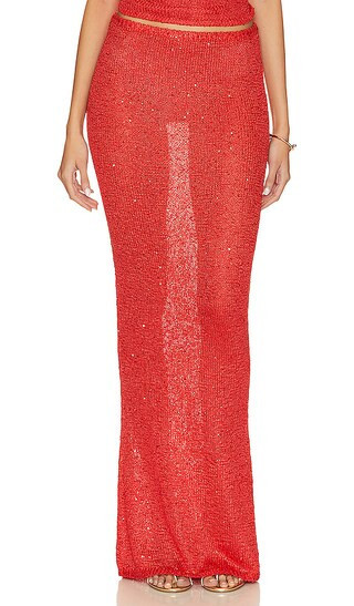 ASTA RESORT Carolina Skirt in Red. | Revolve Clothing (Global)