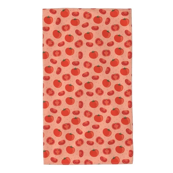 Rateoe Tomato Pattern Microfiber Towel, Beach Towel, Pool Towel, Quick-dry Travel Towel, Soft and... | Walmart (US)