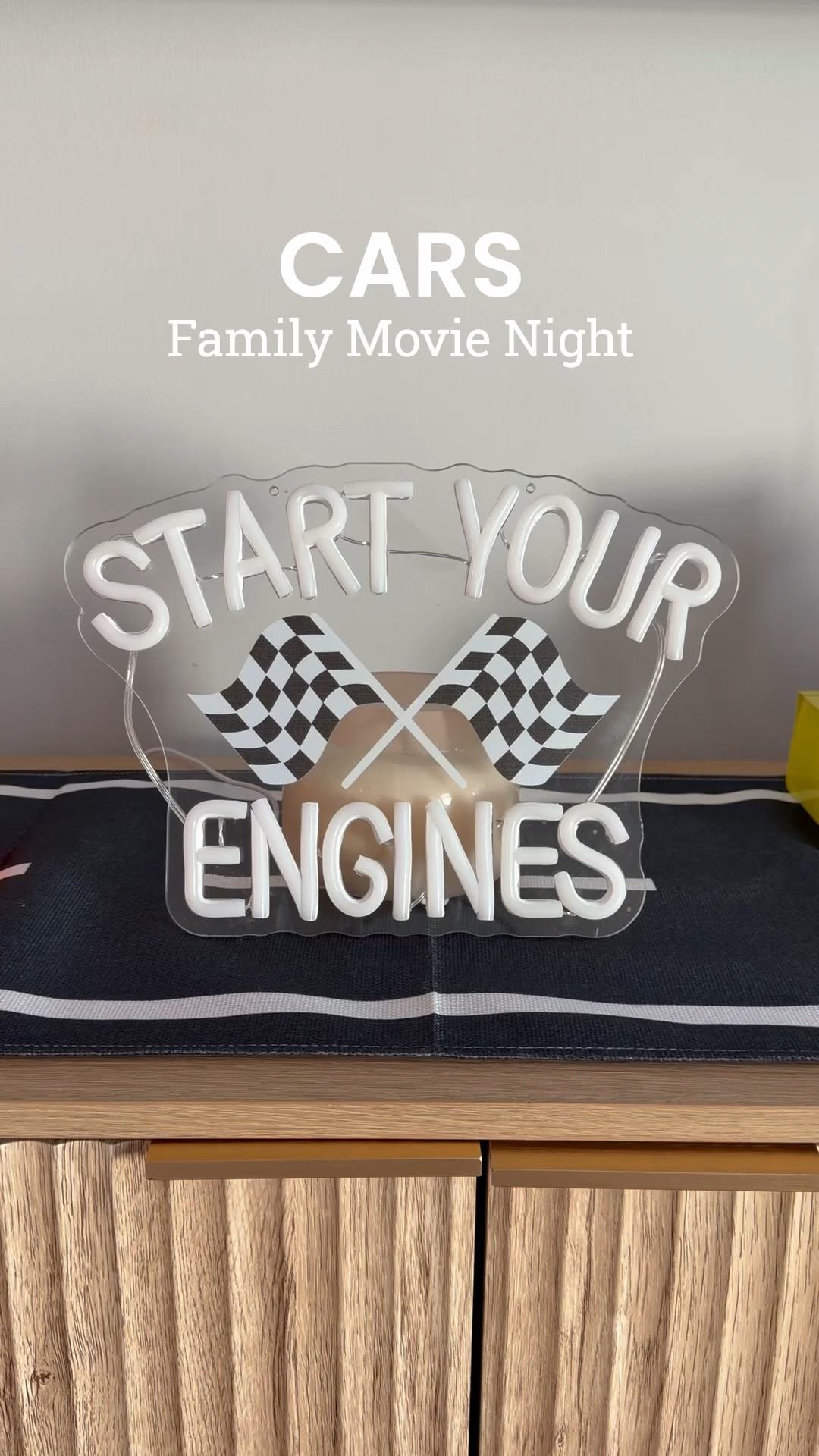 Start your engines… because cozy night just got a toddler-approved glow up. 🏁

After our recent trip to Walt Disney World Resort (where the Disney’s Art of Animation Resort display for Lightning McQueen was temporarily out of service), I promised my little guy we’d bring the magic home—and now Friday movie night is officially a thing.

Cue the inflatable race car bed, matching cozy sweats, themed snacks, and full-on living room pit stop while we watched Cars together.

Proof that family traditions don’t have to be complicated… just a little creative (and a lot of snacks).

Save this for your next family movie night and share with a parent who loves a good themed moment.

What movie should we theme next? 🍿

kids movie night setup, inflatable kids bed, toddler lounge setup, neutral living room decor, toy organization living room, themed snack containers, cozy home styling, family traditions ideas #carsmovienight #lightningmcqueenparty



#LTKHome #LTKstorytime #LTKKids