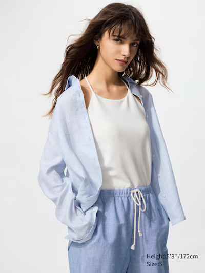 Premium Linen Shirt | UNIQLO US | UNIQLO (US)