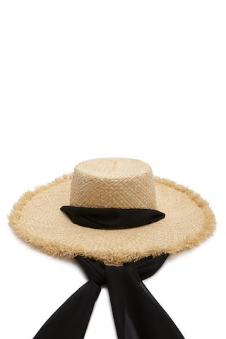 Chiffon Band Straw Hat | Forever 21 (US)