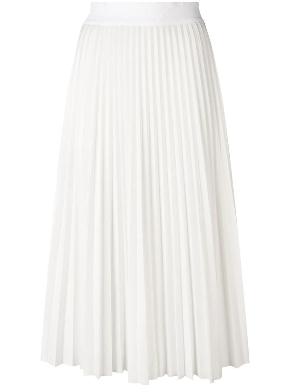 Kappa Kontroll side logo band pleated skirt - White | FarFetch US