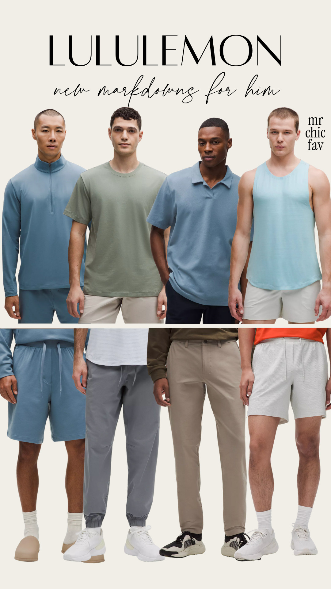 Lululemon new markdowns for him! perfect time to stock up on styles for Father's Day 

 #LTKActive #LTKSaleAlert #LTKMens