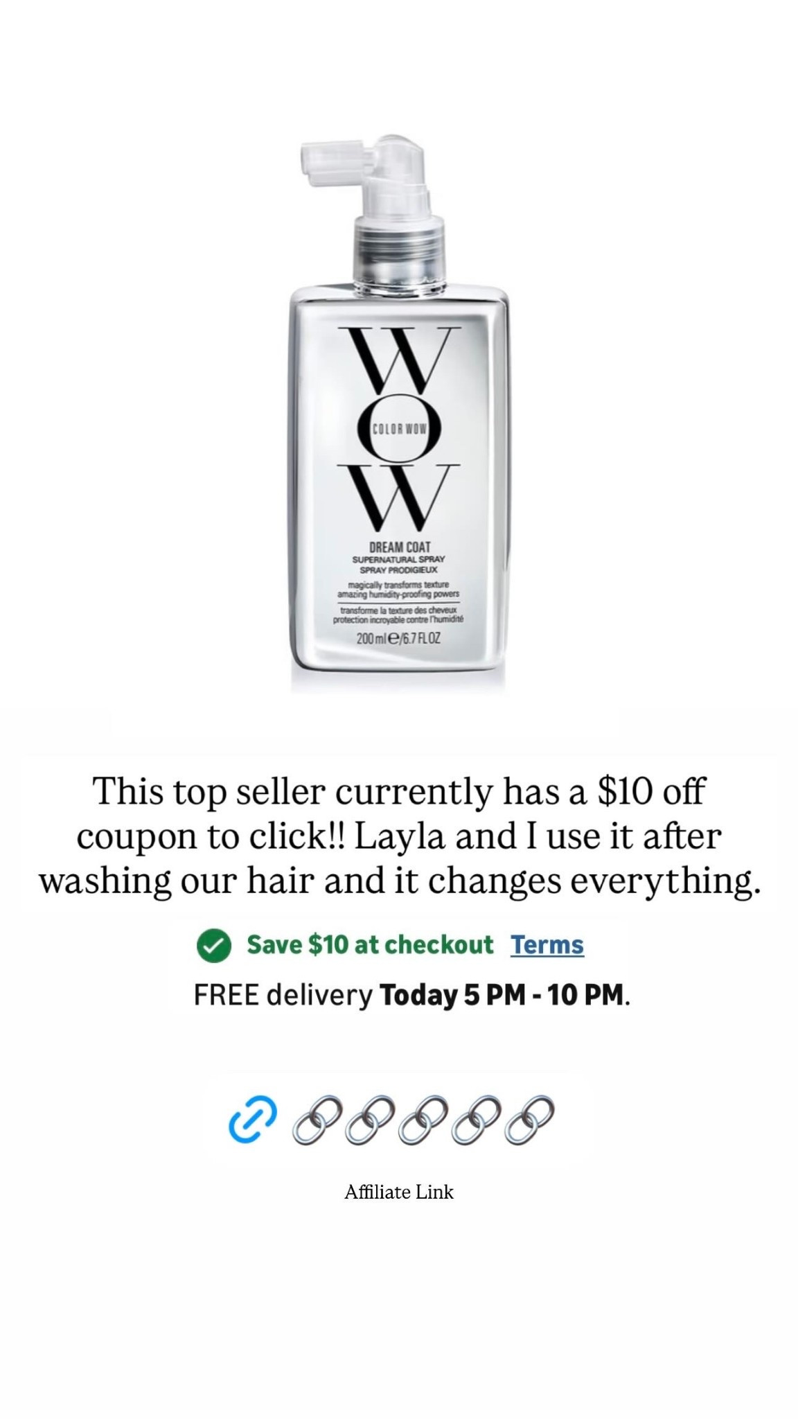 The best frizz treatment for your hair!

#LTKselfcare #LTKmomlife #LTKmorningroutine