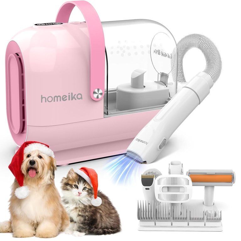 Homeika 3L Pet Grooming Kit & Dog Hair Vacuum, 99% Pet Hair Suction Pet Vacuum Groomer with 7 Pet... | Walmart (US)