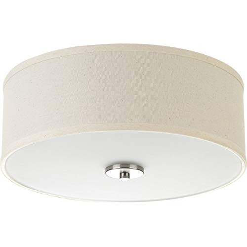 Progress Lighting P3713-09 Inspire Two-Light Flush Mount, Brushed Nickel | Amazon (US)