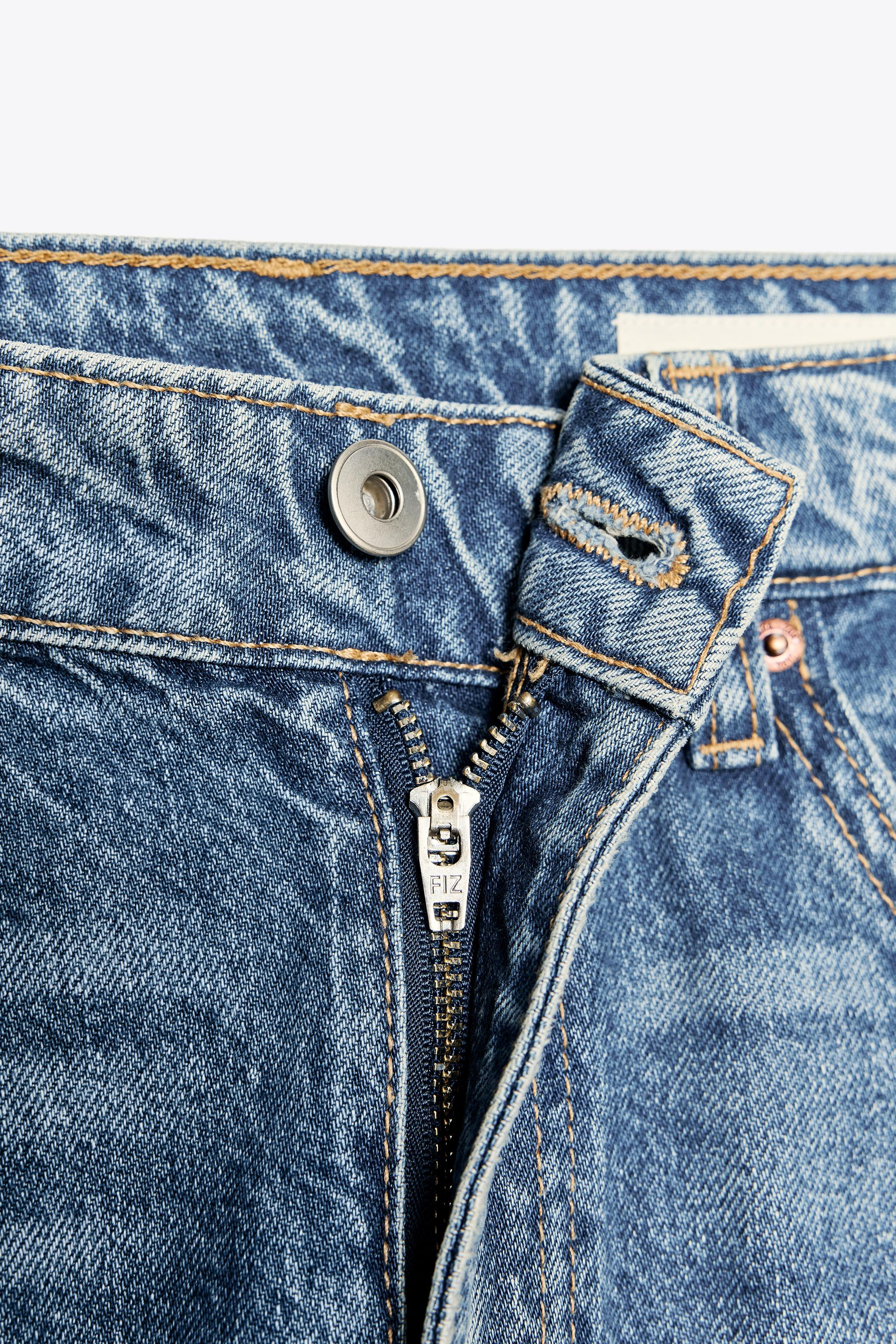 TRF BAGGY BALLOON MID-WAIST JEANS | Zara UK