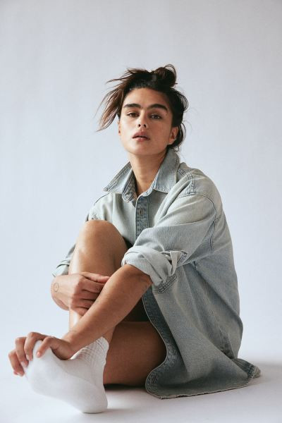 Feather Soft Denim Shirt | H&M (US + CA)
