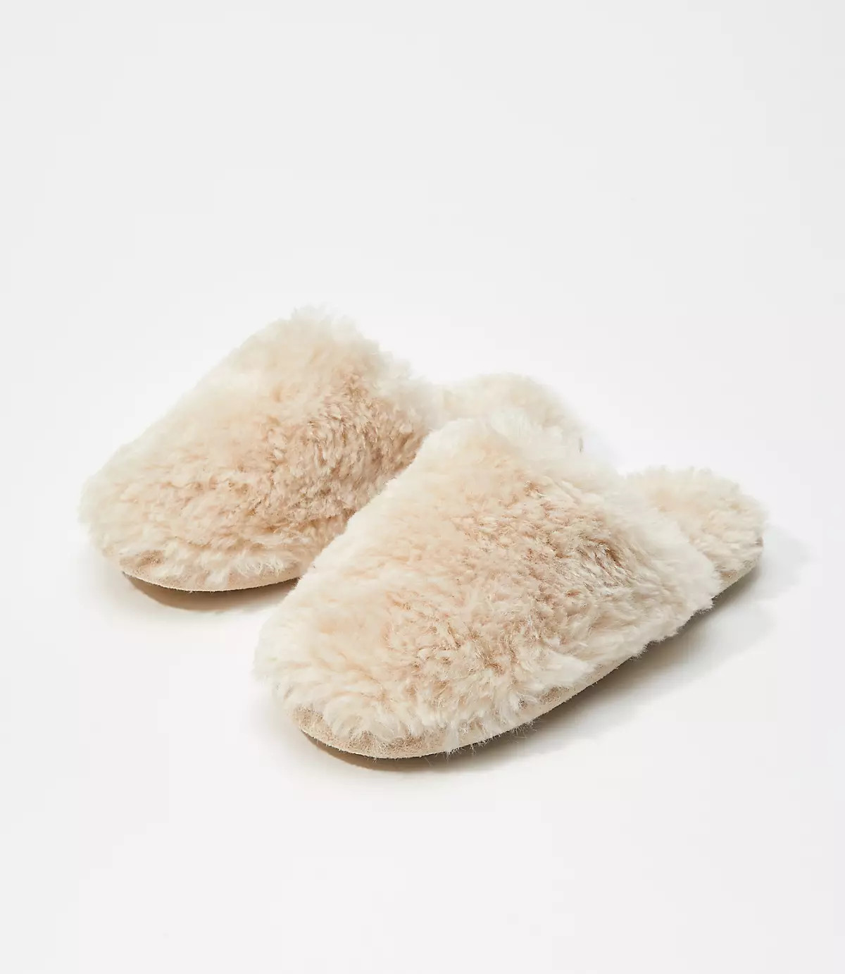 Faux Fur Slippers | LOFT | LOFT