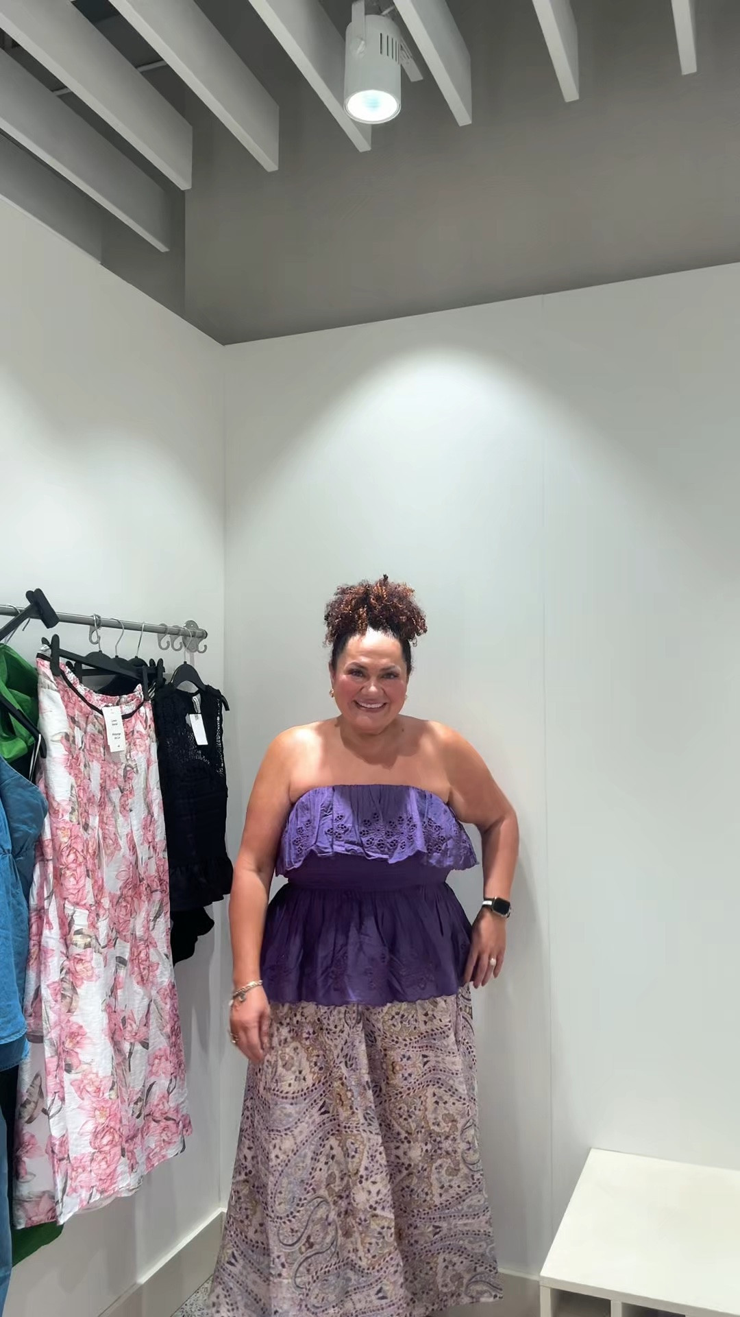 Such a fun try-on at H&M I’m wearing a large in everything

#LTKOver40 #LTKMidsize #LTKSaleAlert