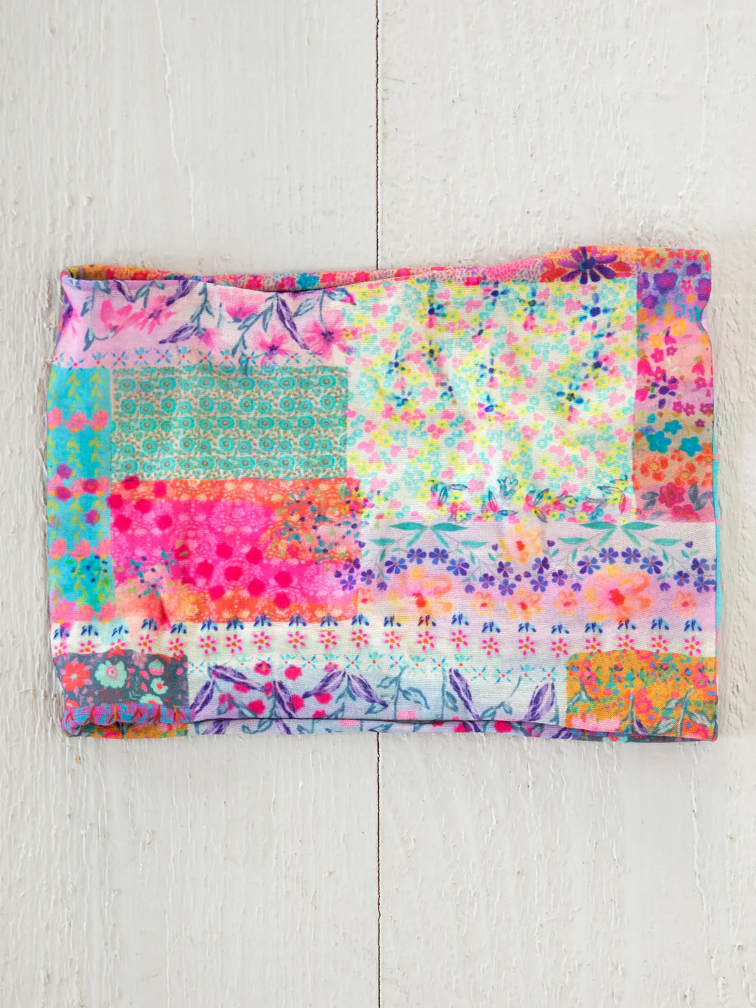 Half Boho Bandeau® Headband - Pink Watercolor Patchwork | Natural Life