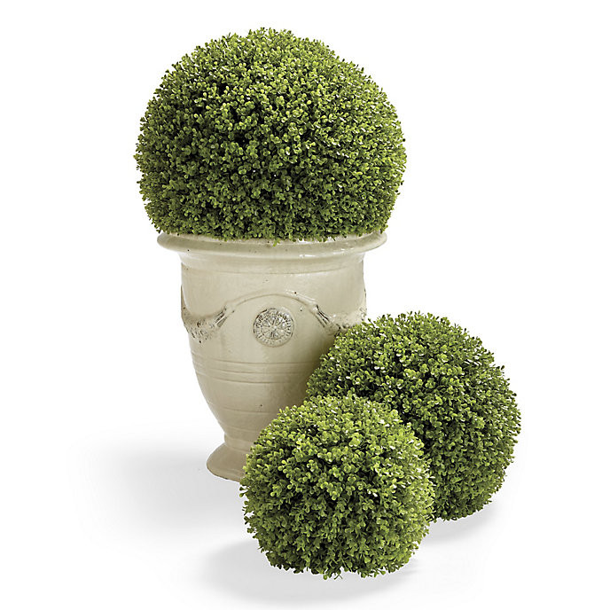 Boxwood Greenery Balls | Frontgate | Frontgate
