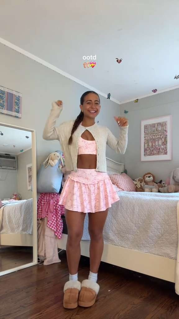 omw to a love shack fancy workout class🩰💝😚 

 #LTKActive #LTKStyleTip