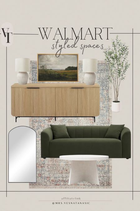 Walmart styled spaces for inspiration! This sideboard is so beautiful and under $400! 

Vase, sideboard, branches, spring decor, rug, chair, swivel chair, side table, runner, sideboard @Walmart #walmarthome #walmartfinds #walmartdeals
#walmart home, home decor, mirror, lamp, art, framed art, affordable home decor, 

#LTKsalealert #LTKhome