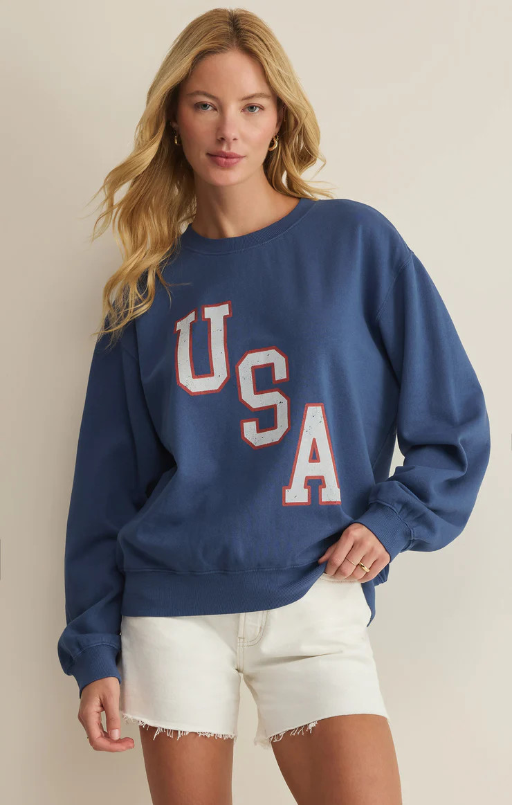 Americana Boyfriend Sweatshirt | Z Supply