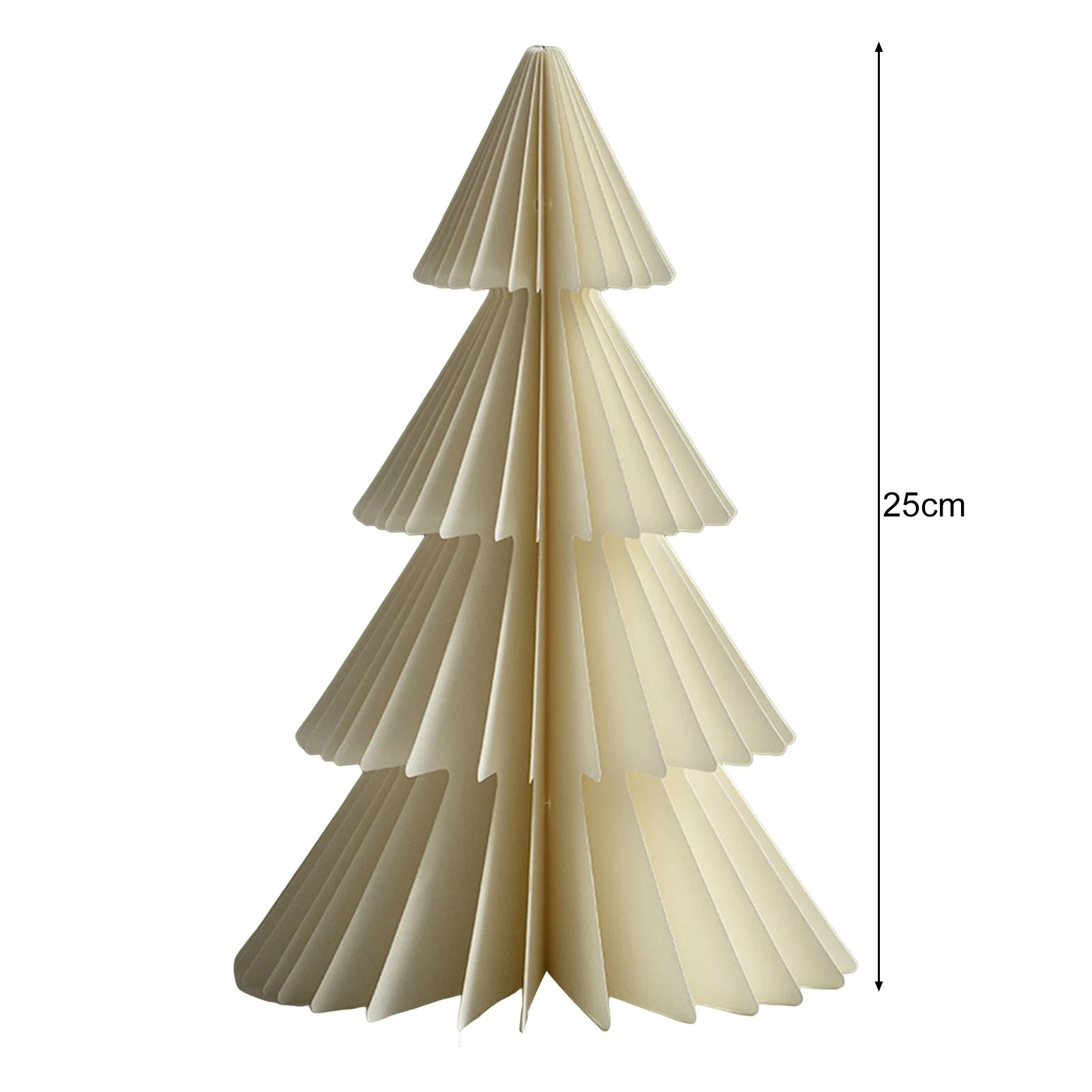 Paper Christmas Tree 3D Honeycomb Paper Xmas Tree Ornament Rustic Tabletop Centerpiece for Office... | Walmart (US)