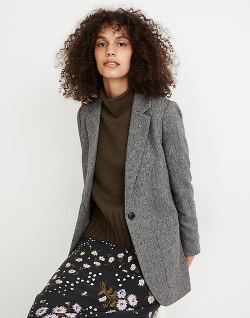 Larsen Blazer in Herringbone | Madewell