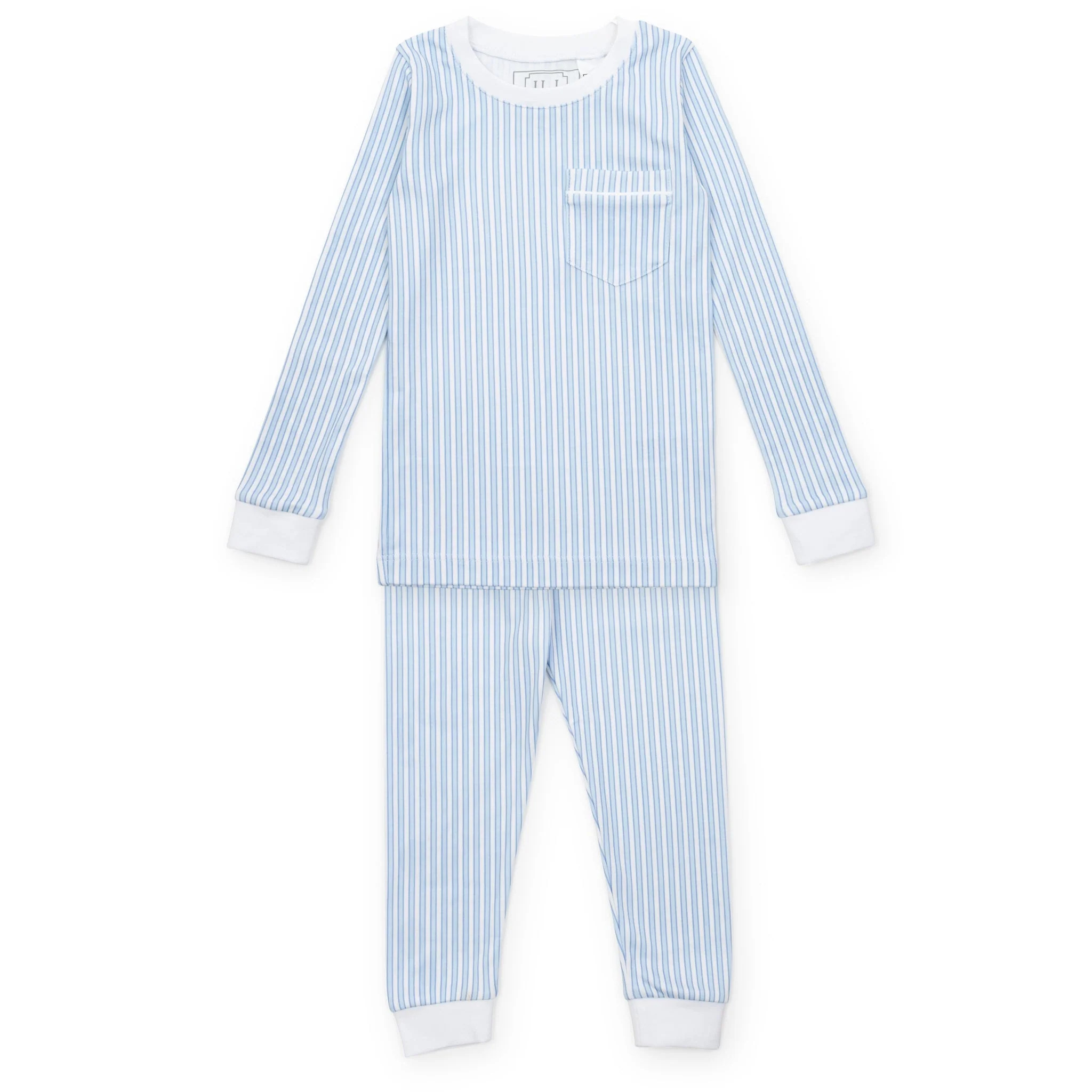 Bradford Boys’ Pima Cotton Pajama Pant Set Classic Stripe | Lila and Hayes