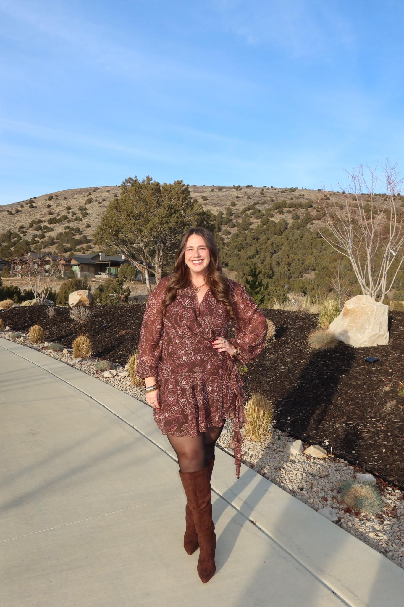 I’m wearing an XL Tall in the dress and the boots are wide calf and I sized up to the 11 and they fit perfectly! Plus it’s all on sale right now! 👏🏼

#LTKMidsize #LTKSaleAlert #LTKootd