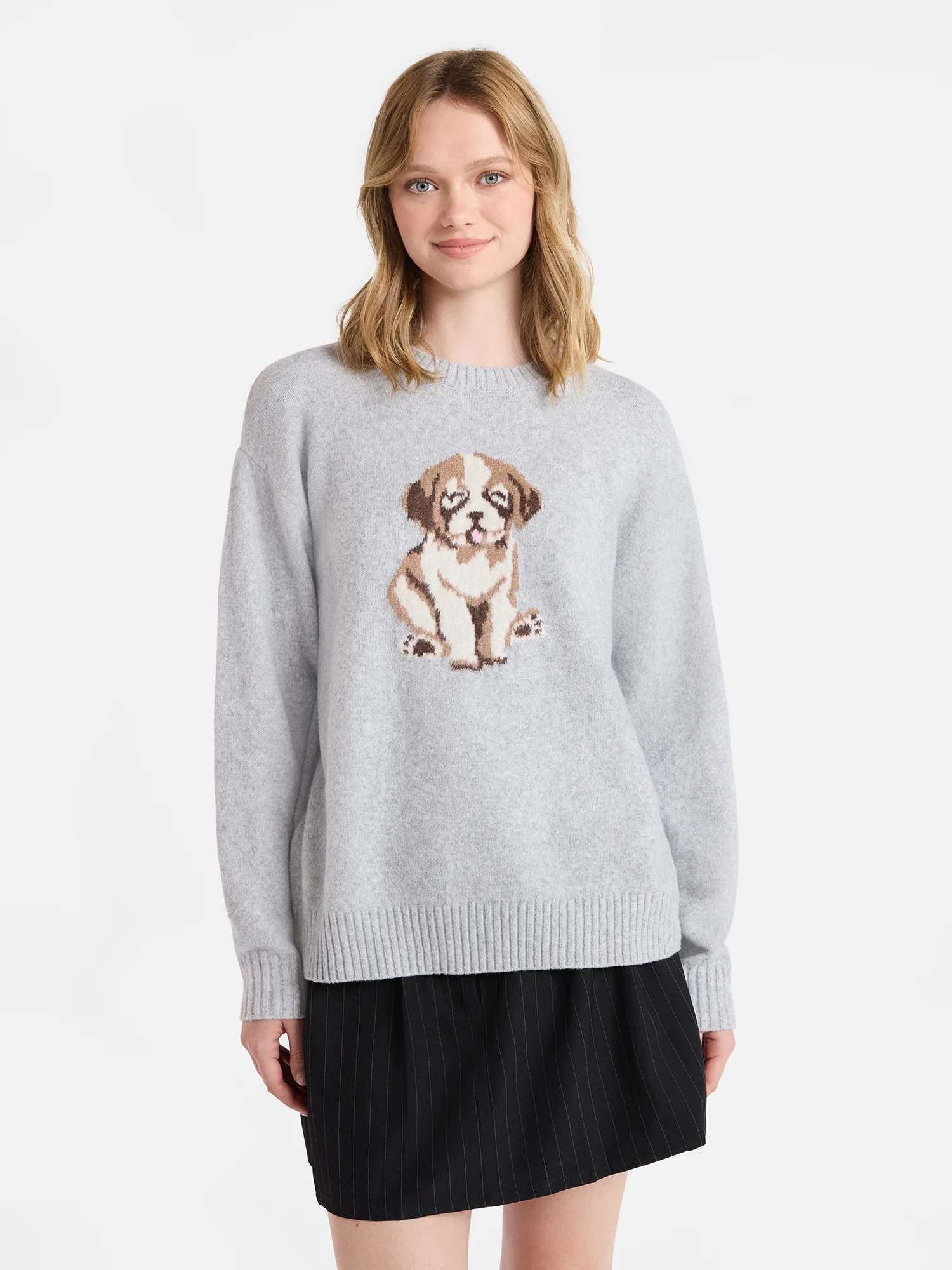 No Boundaries Fashion Icon Sweater, Midweight, Women's | Walmart (US)