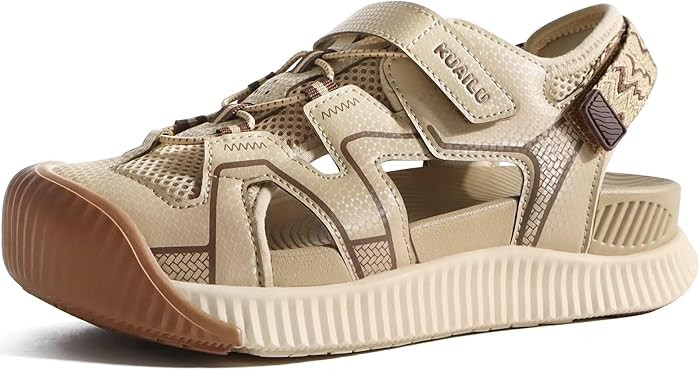 KuaiLu Womens Orthopedic Walking Sandals Comfortable Plantar Fasciitis Arch Support Sport Recover... | Amazon (US)