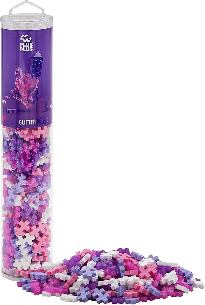 PLUS PLUS - 240 Piece Glitter Tube - Construction Building Stem / Steam Toy, Kids Mini Puzzle Blo... | Amazon (US)