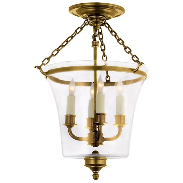 Sussex Bell Jar Semi-Flushmount | Lumens