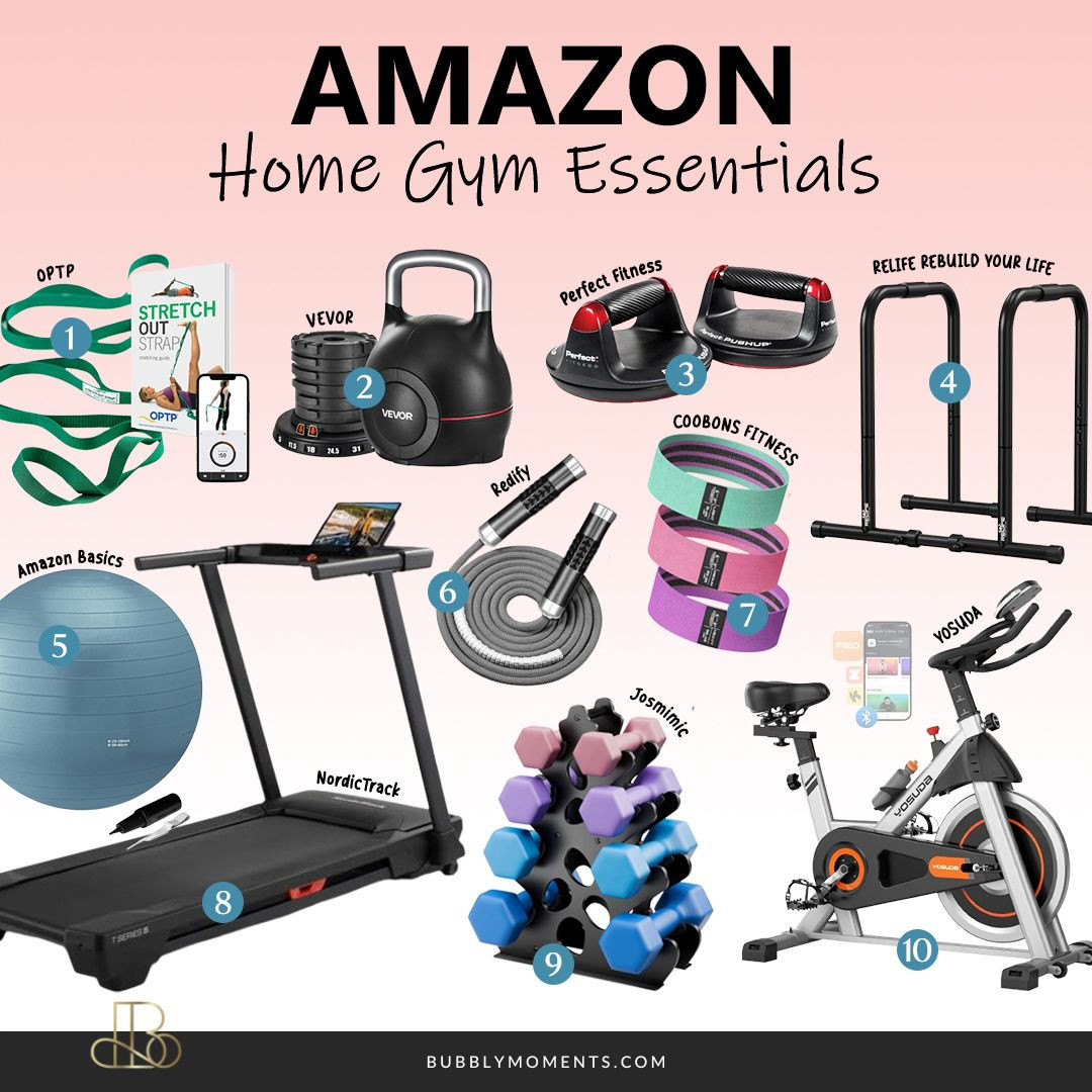 Transform your space into a powerful workout zone with these must-have home gym essentials from Amazon 💪 Whether you're starting your fitness journey or leveling up your routine, these finds make it easier to stay consistent, motivated, and strong right at home. From strength training to cardio, every piece is designed to help you build your dream setup without stepping outside. Perfect for busy schedules, small spaces, and anyone serious about their health goals. Create a routine you actually look forward to and make every workout count—anytime, anywhere. Save this for your next fitness upgrade and tap to shop your favorites on LTK 🖤
#LTKHome #LTKActive #LTKfitnessgoals #homegym #homegymessentials #fitnessmotivation #workoutathome #gymsetup #fitlifestyle #homeworkout #amazonfinds #amazonfitness #fitnessgear #gymmotivation #workoutmotivation #fitspo #strengthtraining #cardioworkout #healthylifestyle #fitnessjourney #wellnessjourney #stayactive #fitathome #dailyworkout #gymessentials 

 