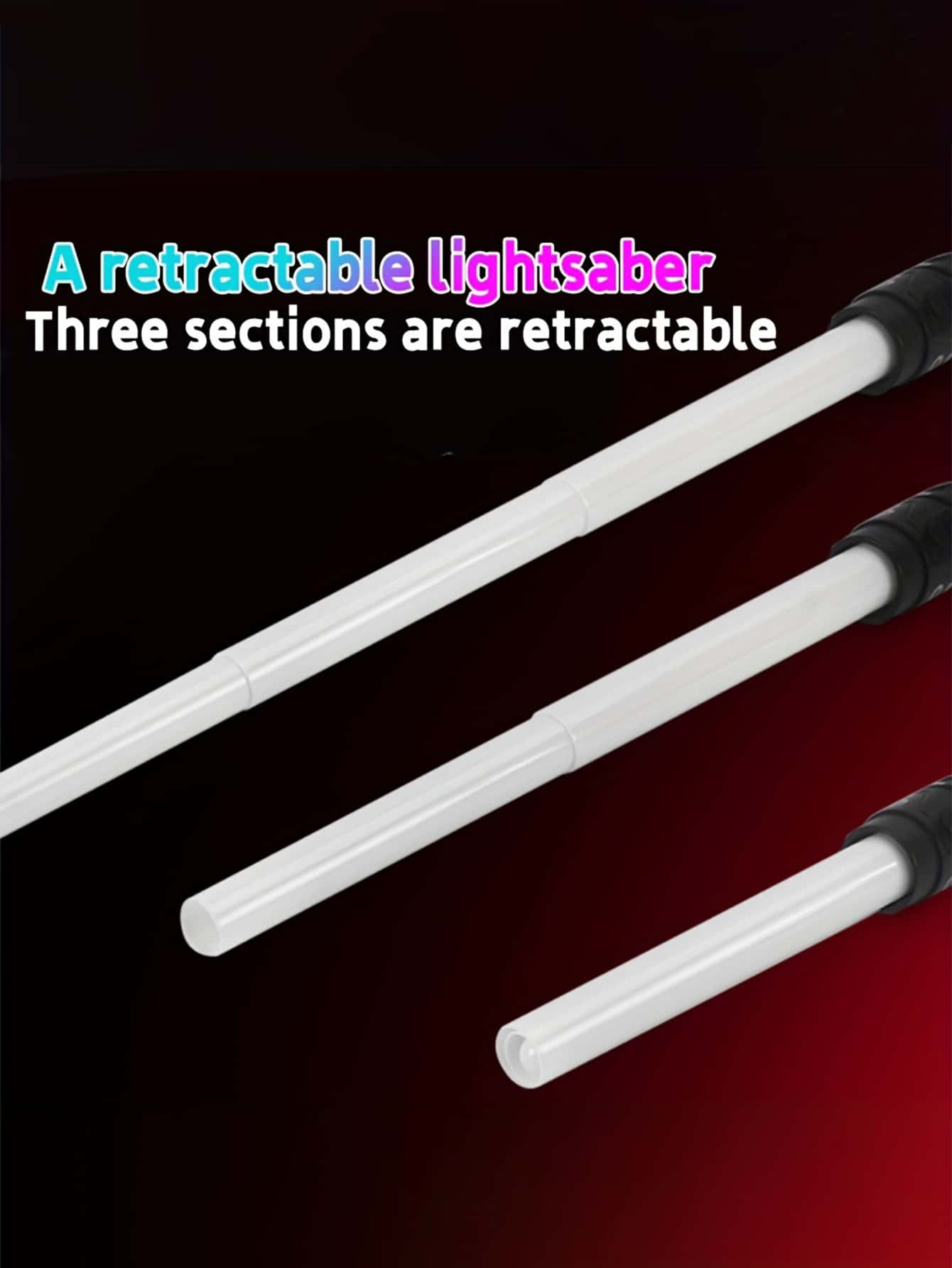 Light Up Saber With-Expandable 2-in-1 Light Sabers With Connector,Seven Colors Saber With Sound ,... | SHEIN