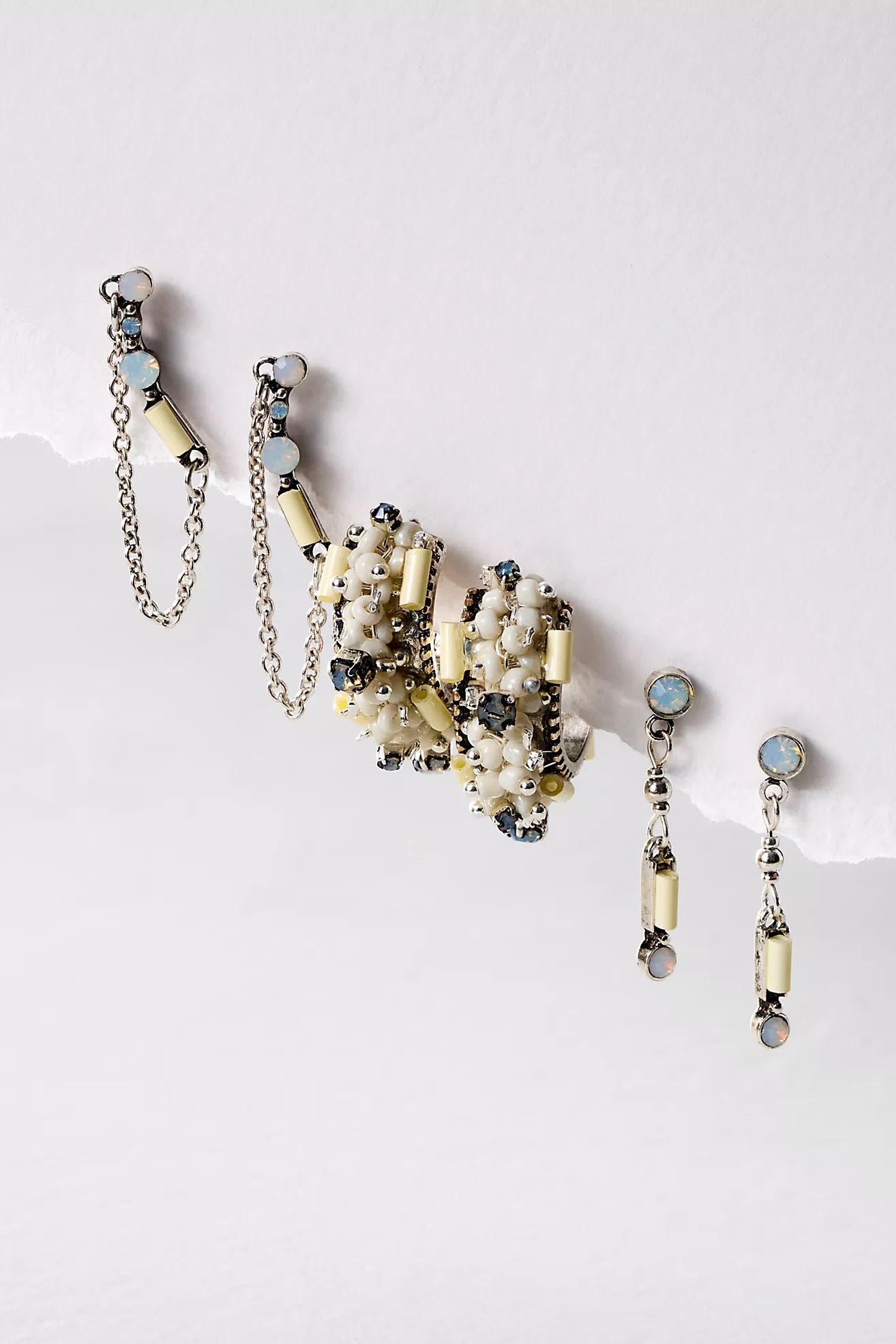 Crystal Hoop Earring Set | Free People (Global - UK&FR Excluded)