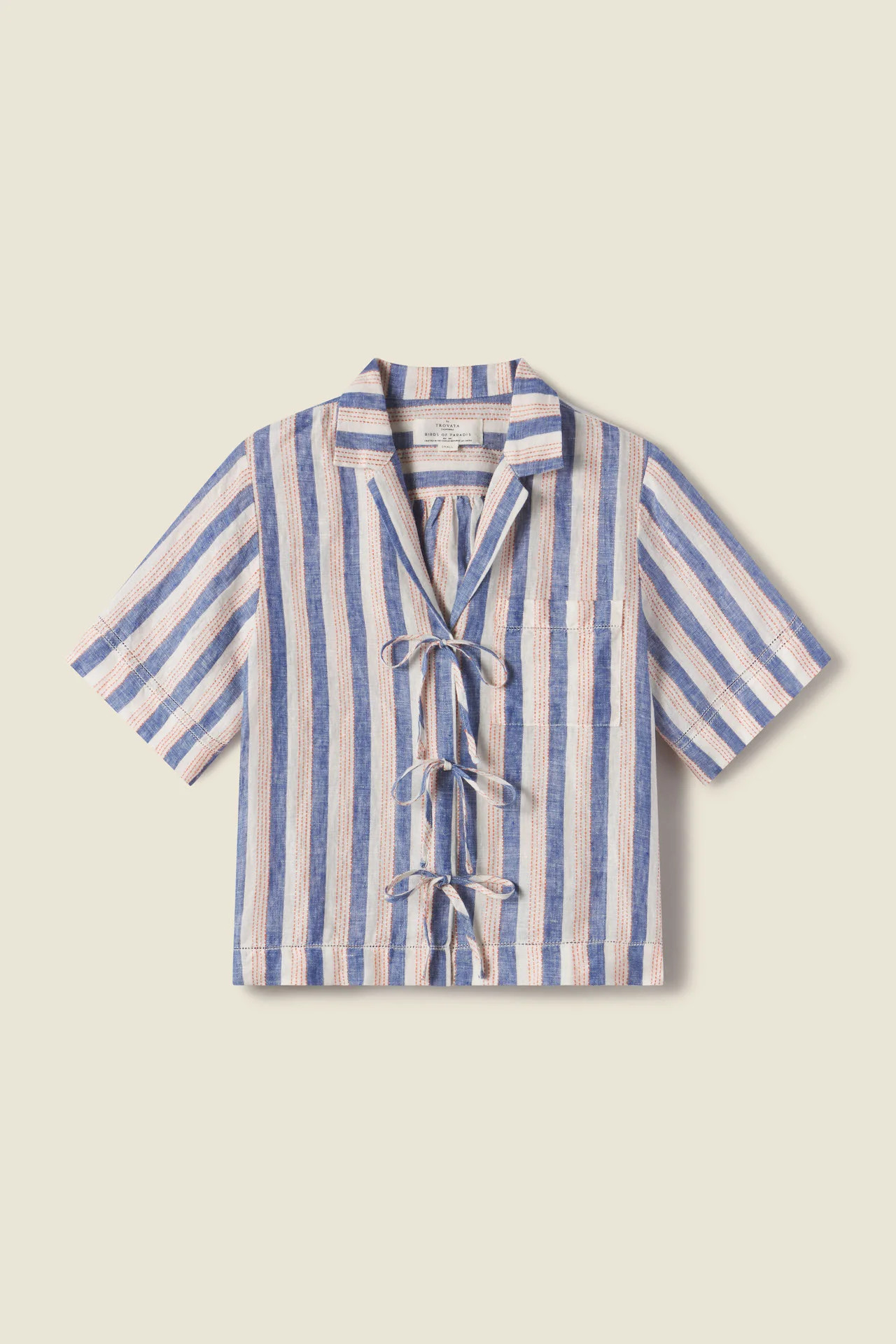 Inez Shirt Azul Stripe | TROVATA
