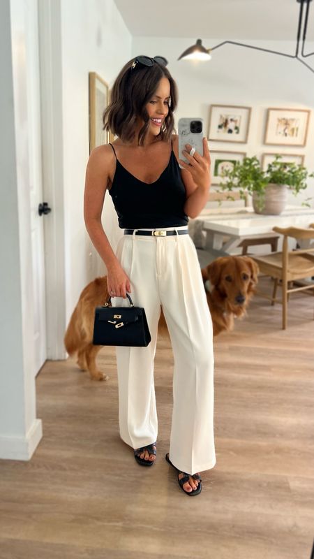 Tank in a small - true to size 
Pants in a small short- true to size color is cream. White is see through
Shoes true to size 

#amazonfinds 

#LTKfindsunder50 #LTKshoecrush #LTKstyletip