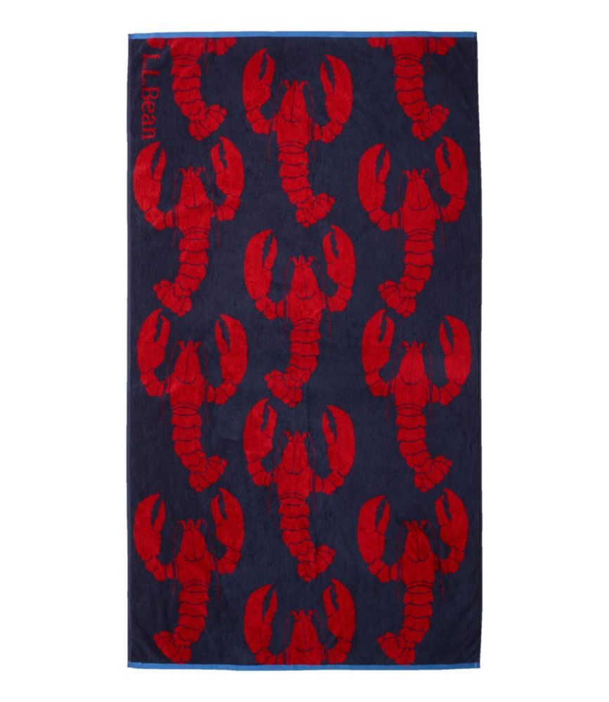 Seaside Beach Towel, Lobsters | L.L. Bean