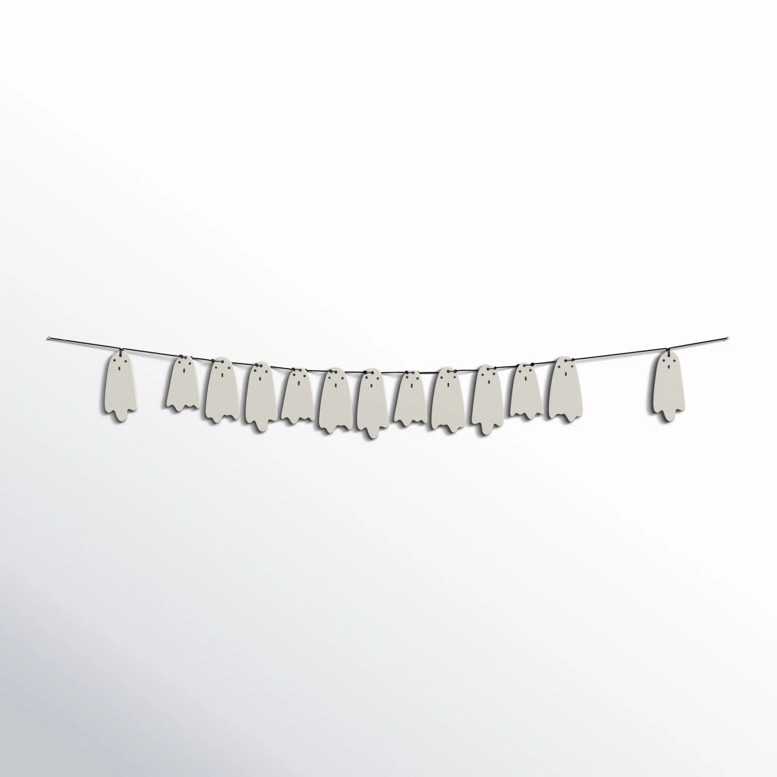 White Figurine Novelty Garland | Birch Lane
