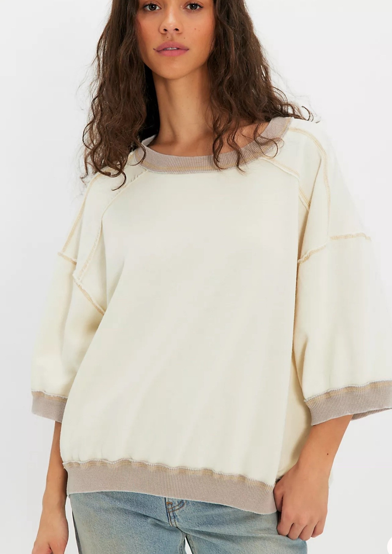 The cutest casual top from Free People.
Perfect for year-round wear. ✨ 

#LTKootd #LTKOver40 #LTKSpringSale