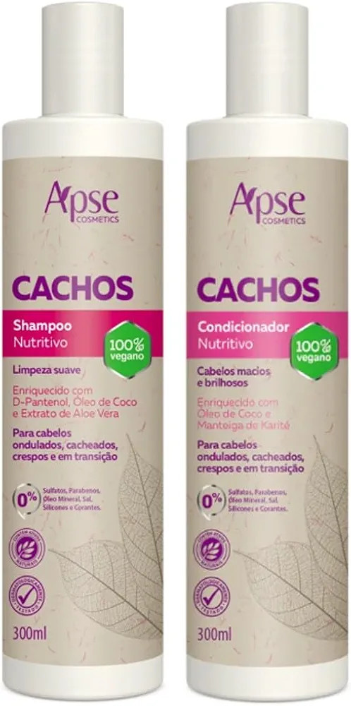 Apse Cachos Shampoo e Condicionador | Amazon (BR)